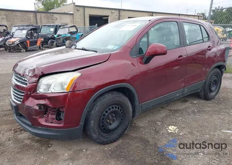 2016 Chevrolet Trax 1Ls из США, поврежденный, VIN 3GNCJKSB5GL117856